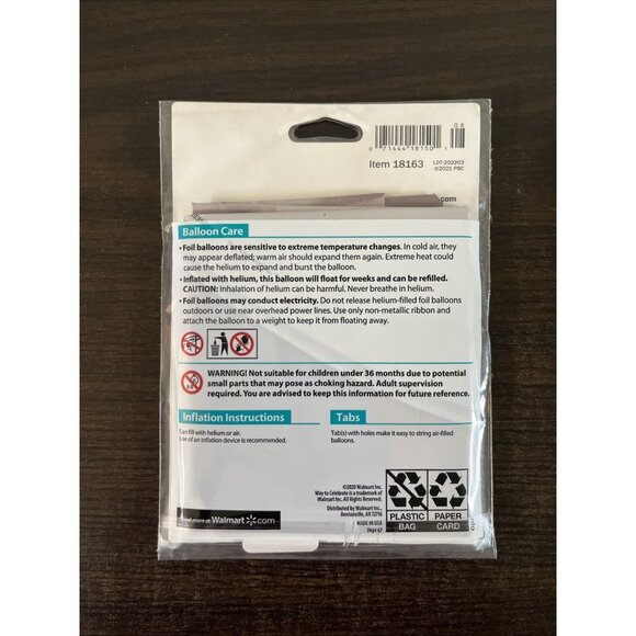 NIP Disney Star Wars 31" The Mandalorian The Child Grogu Foil Balloon 79cm - Picture 2 of 2